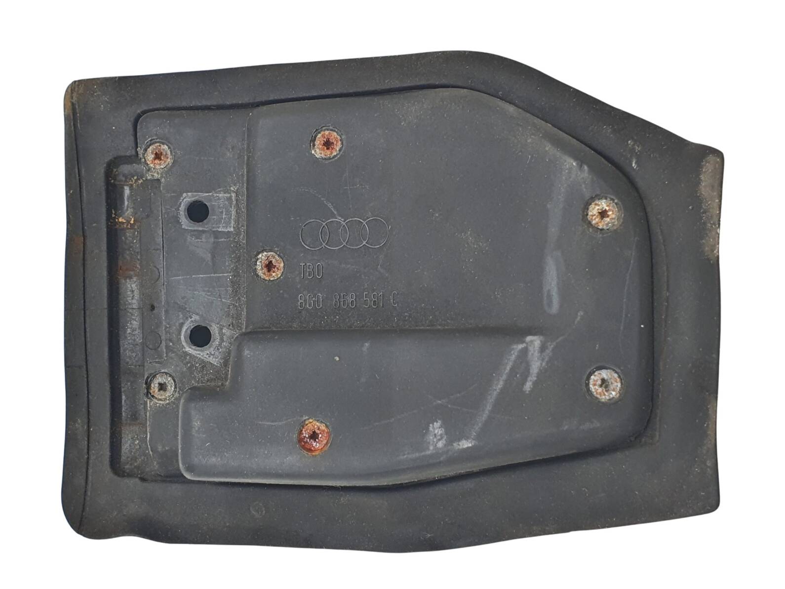 8G0868581C Audi 80 Cabrio Typ89 Verdeckkastenabdeckung Links platin kplt. – Bild 2