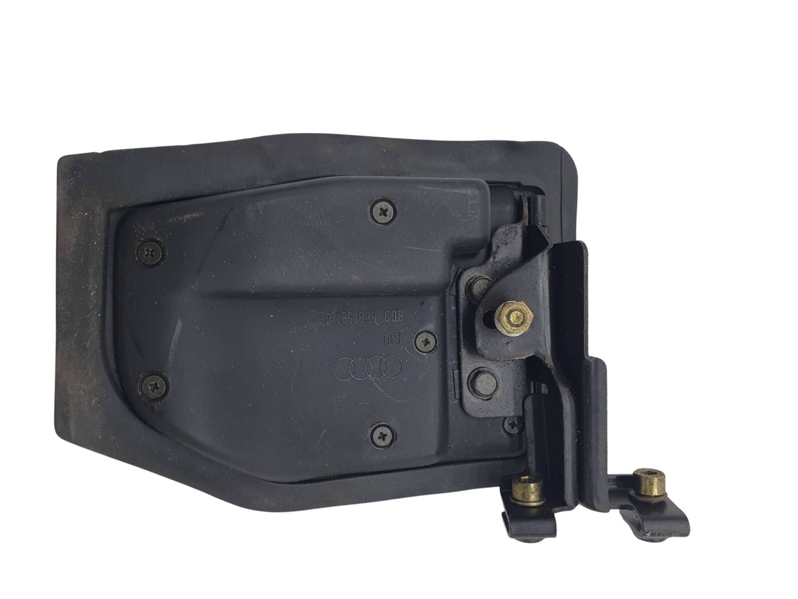 8G0868581C Audi 80 Typ 89 Cabrio Verdeckkastenabdeckung Links, platin, o. Scharnier – Bild 2