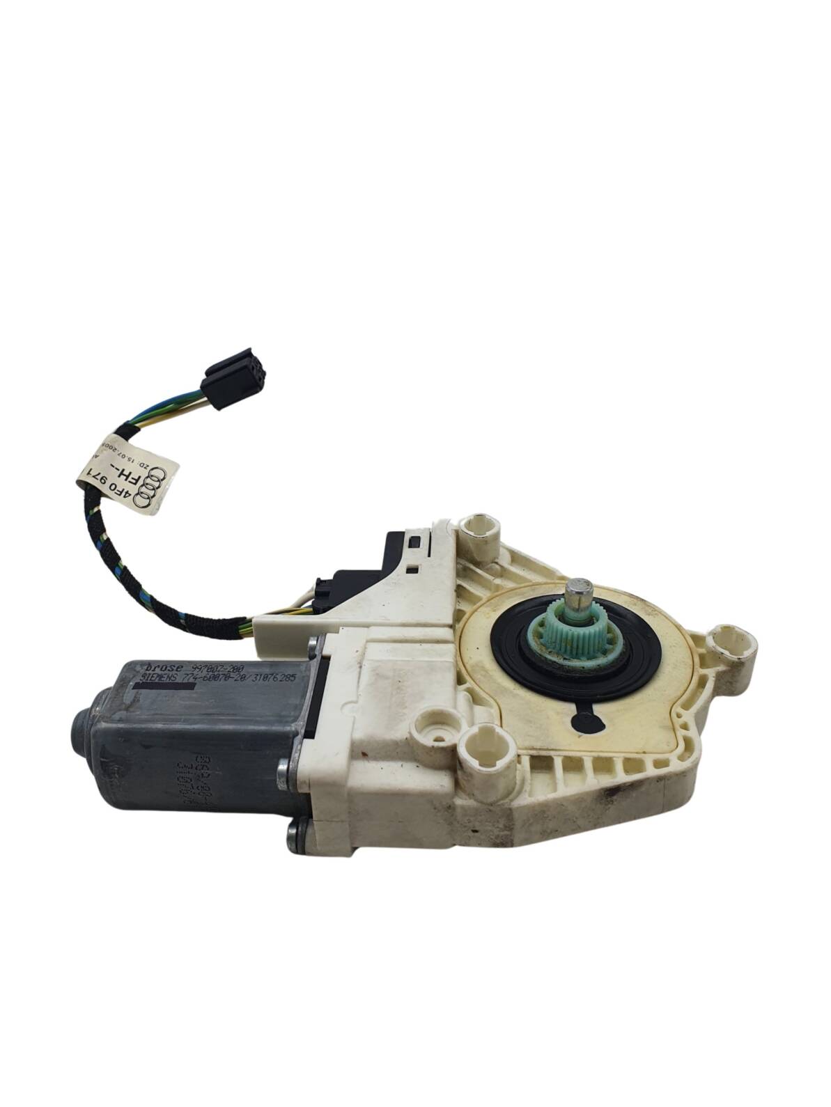 4F0959801C+4F0971697 Audi A5 8T A6/S6/RS6 C6 Fensterheber Motor hinten links mit Kabel – Bild 4