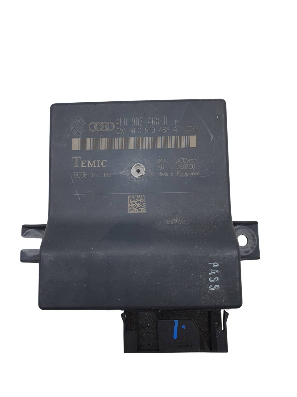 4F0907468D Audi A6 4F C6 Steuergerät Netzwerk Gateway Computer Einheit