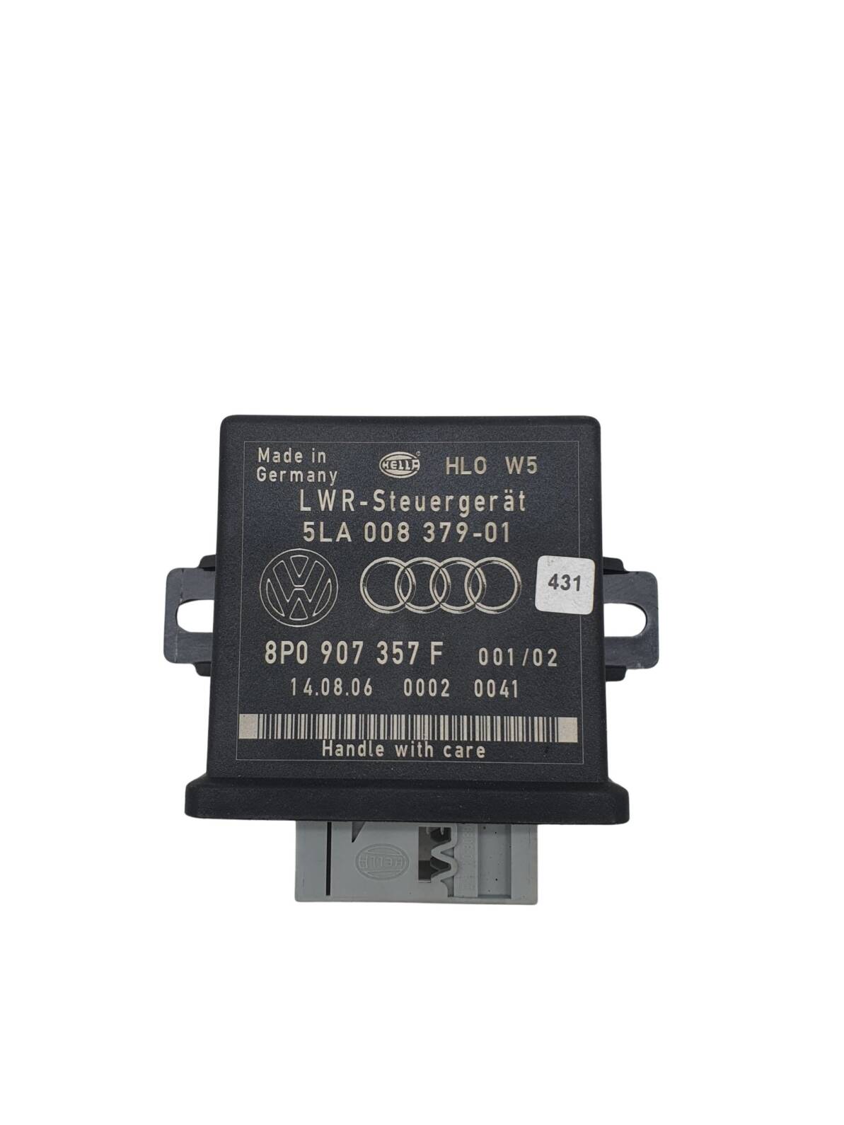 8P0907357F Audi A3 8P A4 B6 B7 A6 S6 4F A8 D3 Steuergerät Leuchtweitenregulierung – Bild 3