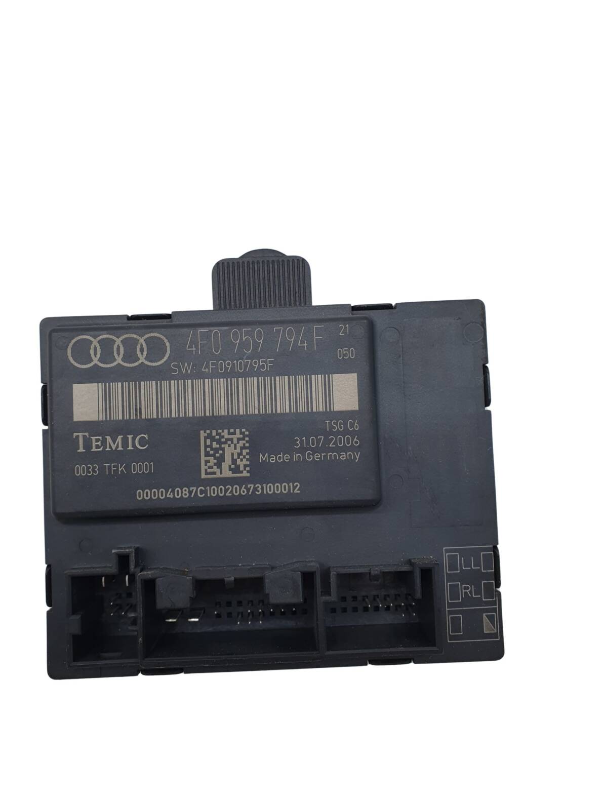 4F0959794F Audi A6 4F C6 Steuergerät Türsteuergerät Fensterheber hinten rechts