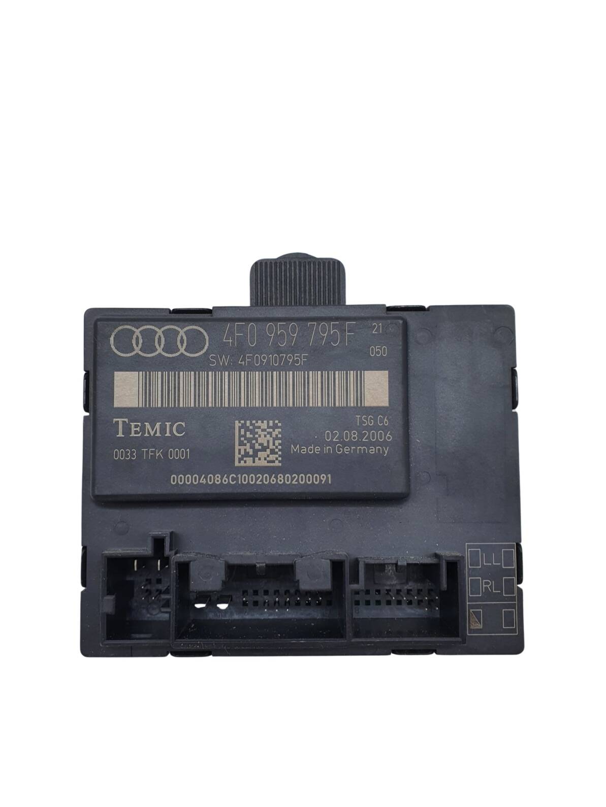 4F0959795F Audi A6 4F C6 Steuergerät Türsteuergerät Fensterheber hinten links