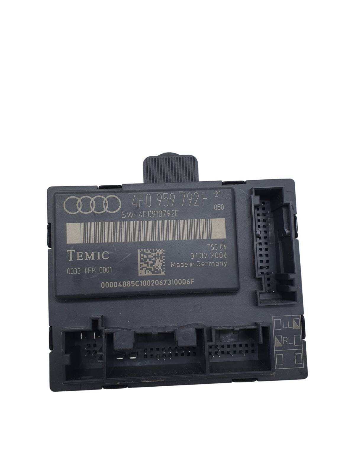 Audi A6 4F C6 Steuergerät Türsteuergerät Fensterheber vorne rechts 4F0959792F