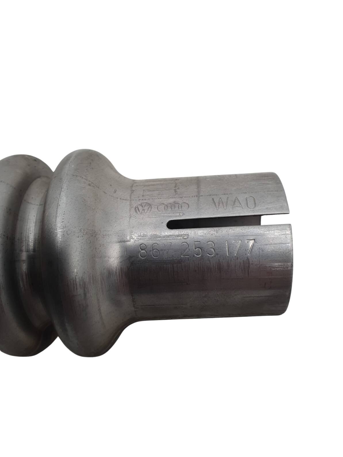 867253177 Original VW Golf Wellrohr Abgasrohr Zwischen Hosenrohr und Mittelstück bis 1,3L Neu – Bild 3