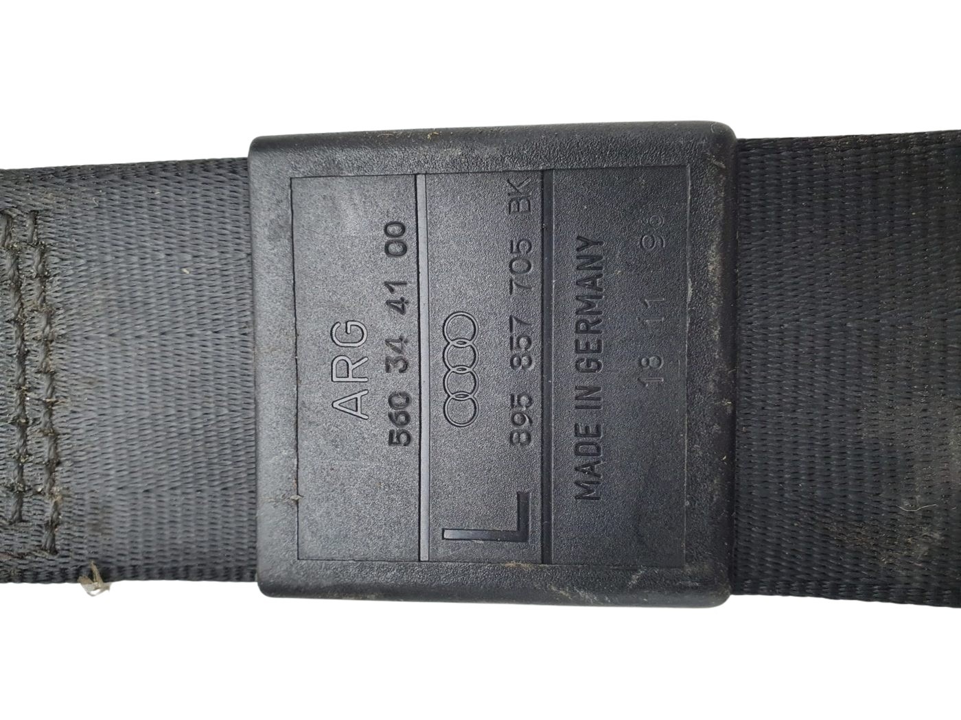 895857705 Audi Coupe Typ 89 Sicherheitsgurt Vorne Links schwarz – Bild 3