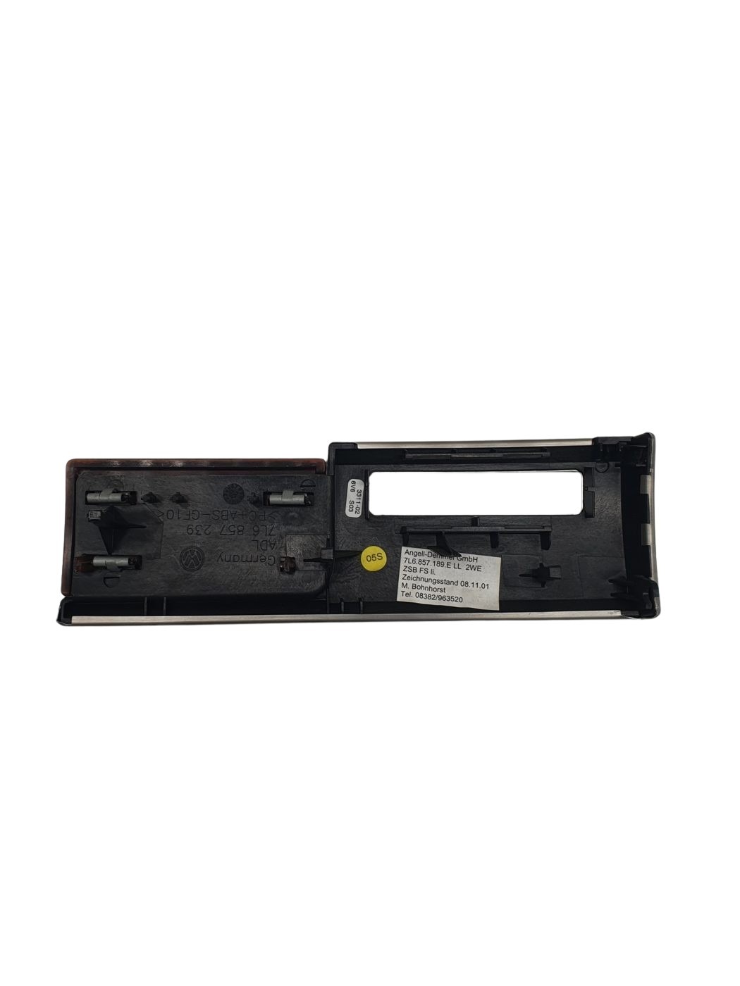 7L6857239 VW Touareg 7L Blende Armaturenbrett Zierleiste links Holzoptik – Bild 2