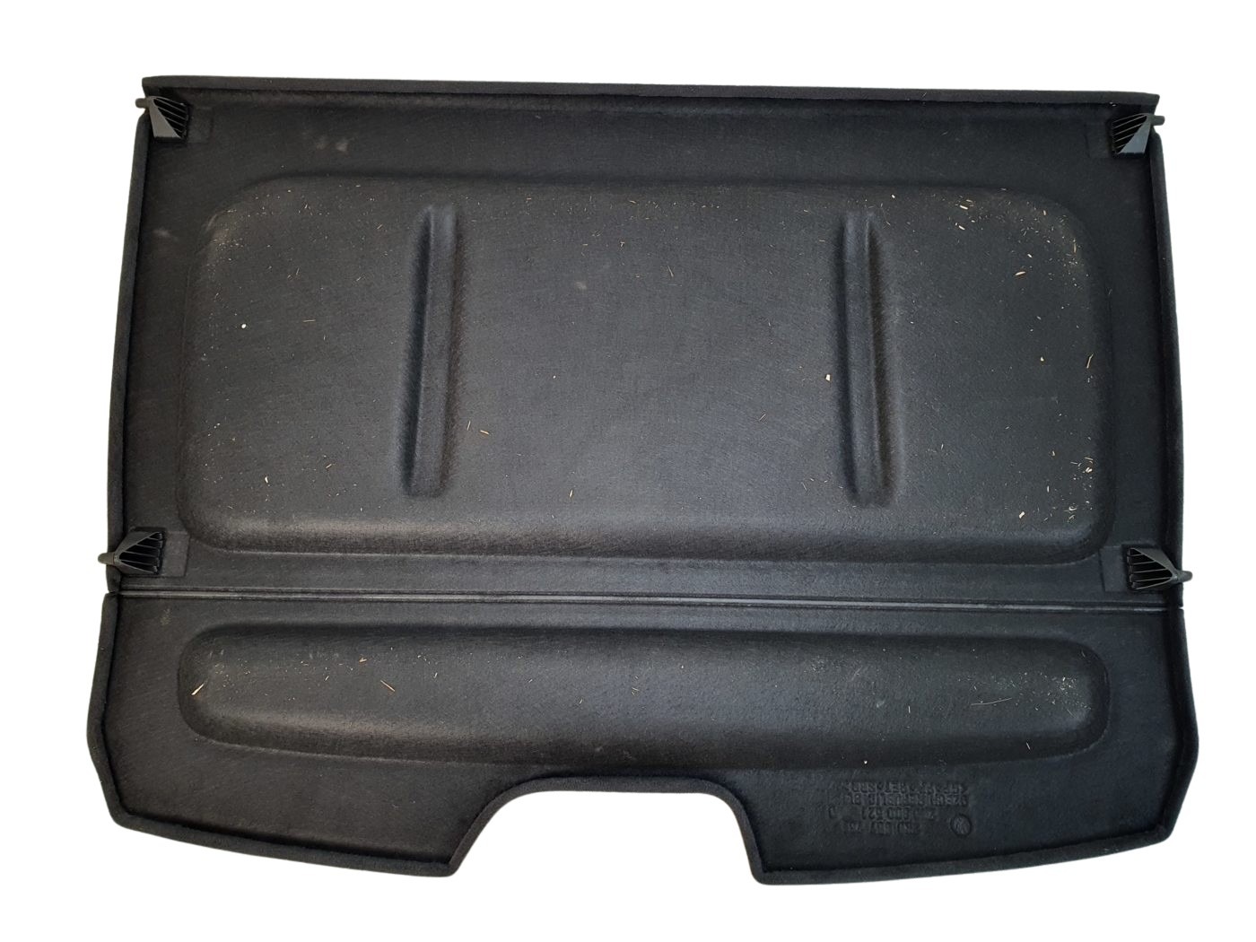 2K0867761/2K0800521D VW Caddy 2K Laderaumabdeckung Hutablage schwarz – Bild 2