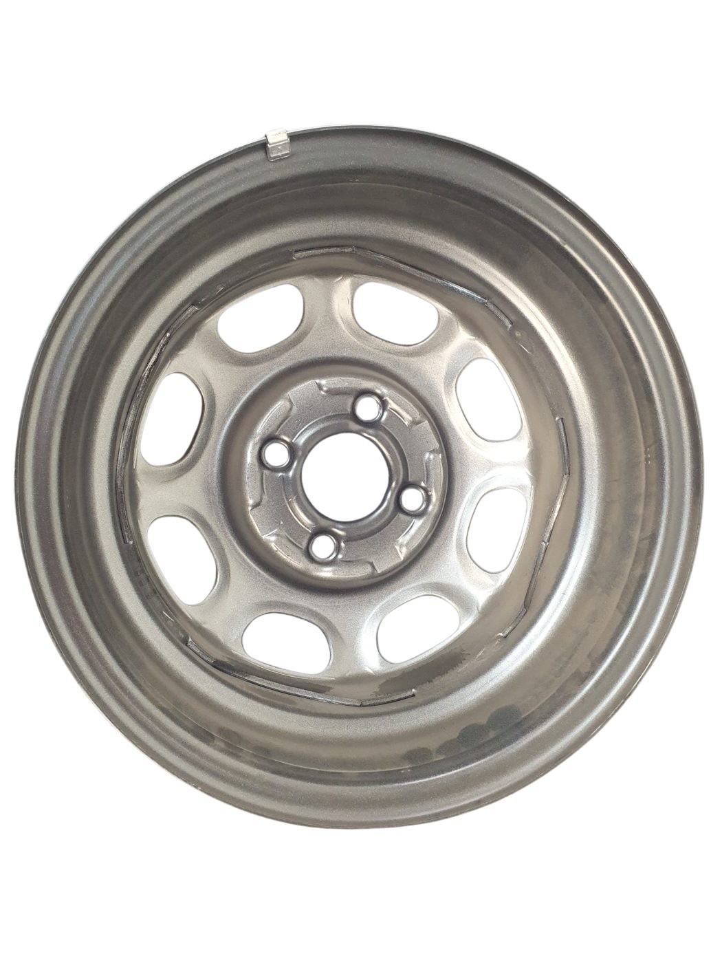 1H0601025A 091 VW Golf 2/3 Vento Stahlfelge Chromfarben 5 1/2 x 13 Zoll ET38, LK 4x100 Neu – Bild 3