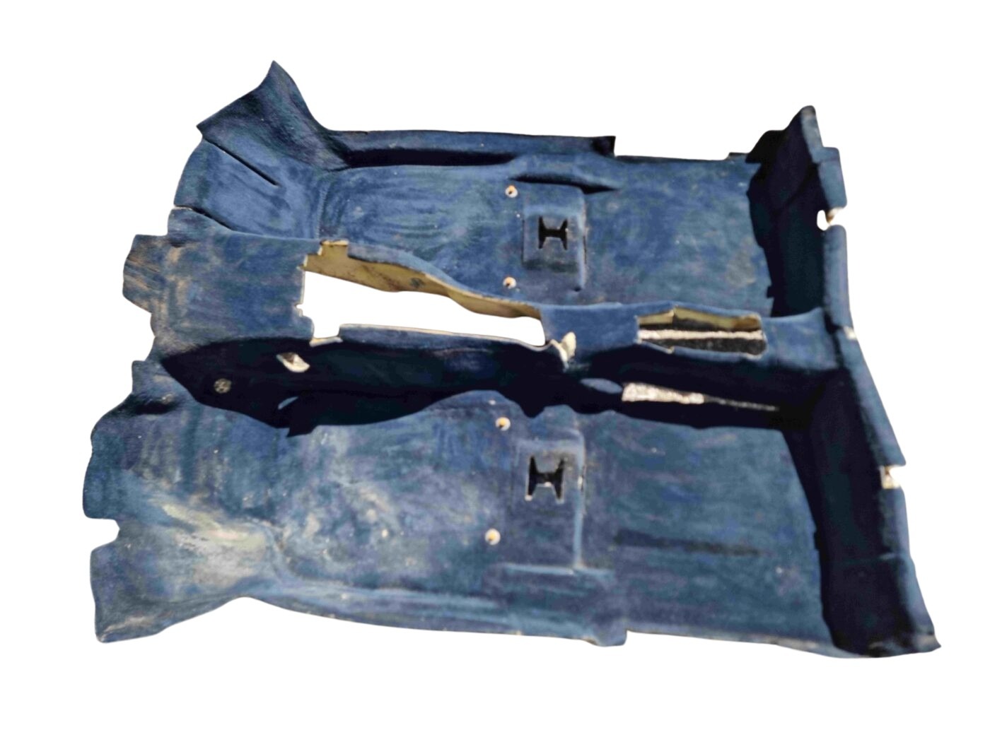 8G1863021B Audi 80 Typ 89 Cabrio Innenraum Teppich Blau