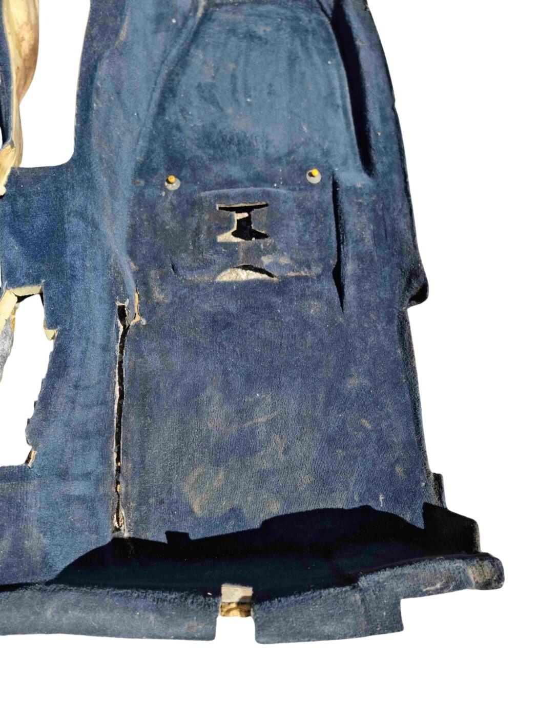 8G1863021B Audi 80 Typ 89 Cabrio Innenraum Teppich Blau – Bild 10
