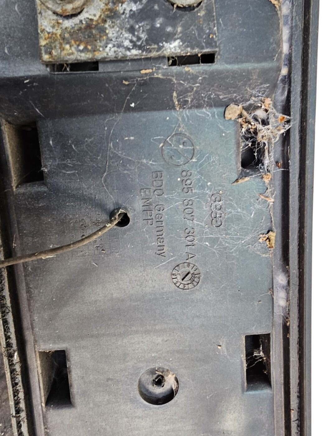 895807301A Audi 80 Coupe, Cabrio Typ 89 Stoßstange Hinten Grün – Bild 5