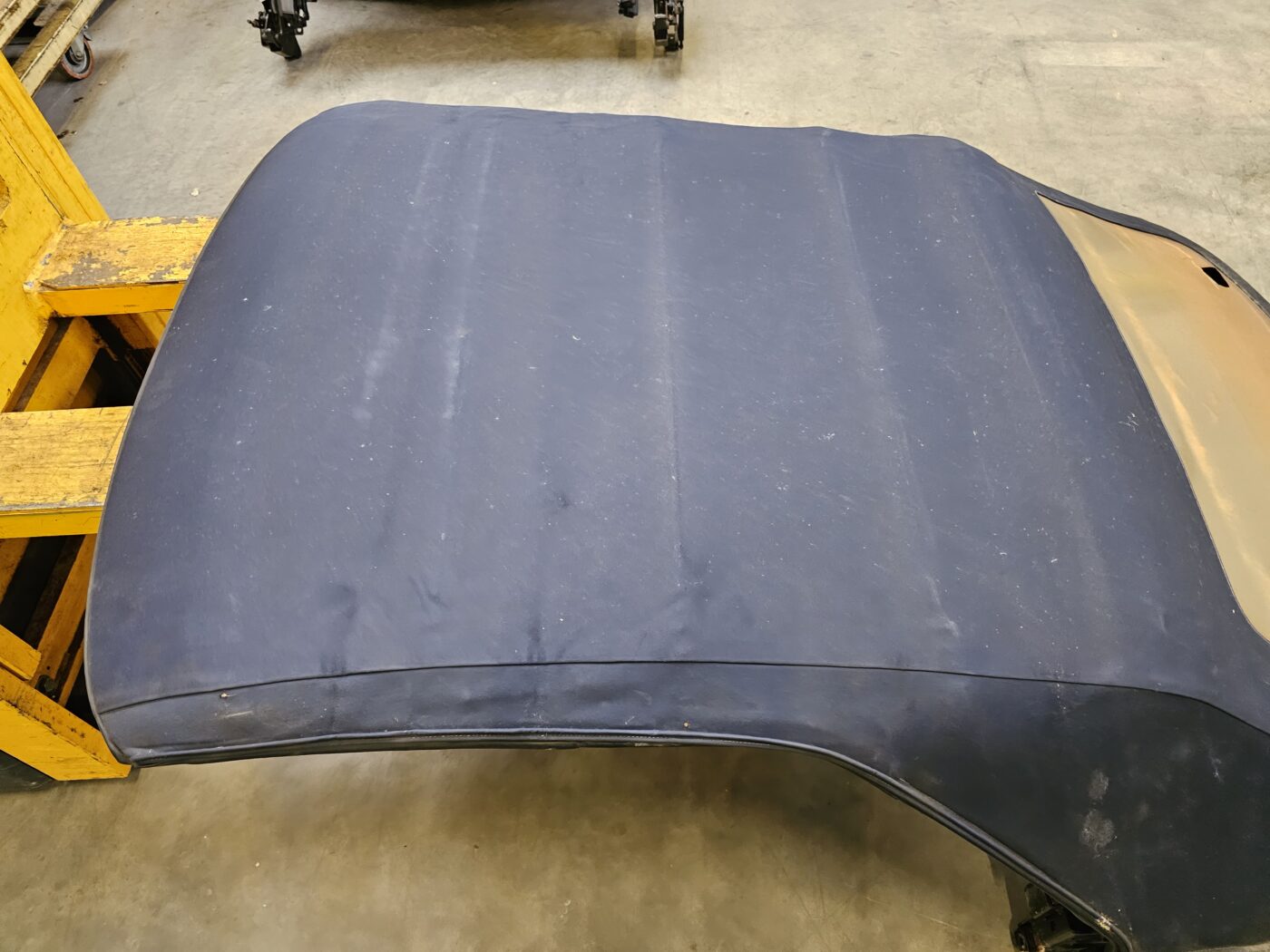 Audi 80 Cabrio Typ89 Hydraulik Verdeck Blau mit Gestänge und Innenhimmel – Bild 2