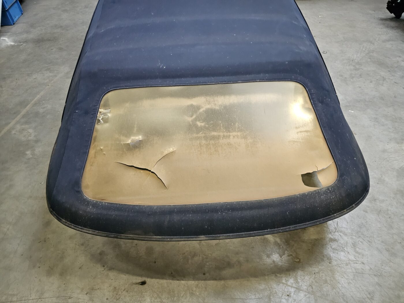 Audi 80 Cabrio Typ89 Hydraulik Verdeck Blau mit Gestänge und Innenhimmel – Bild 4