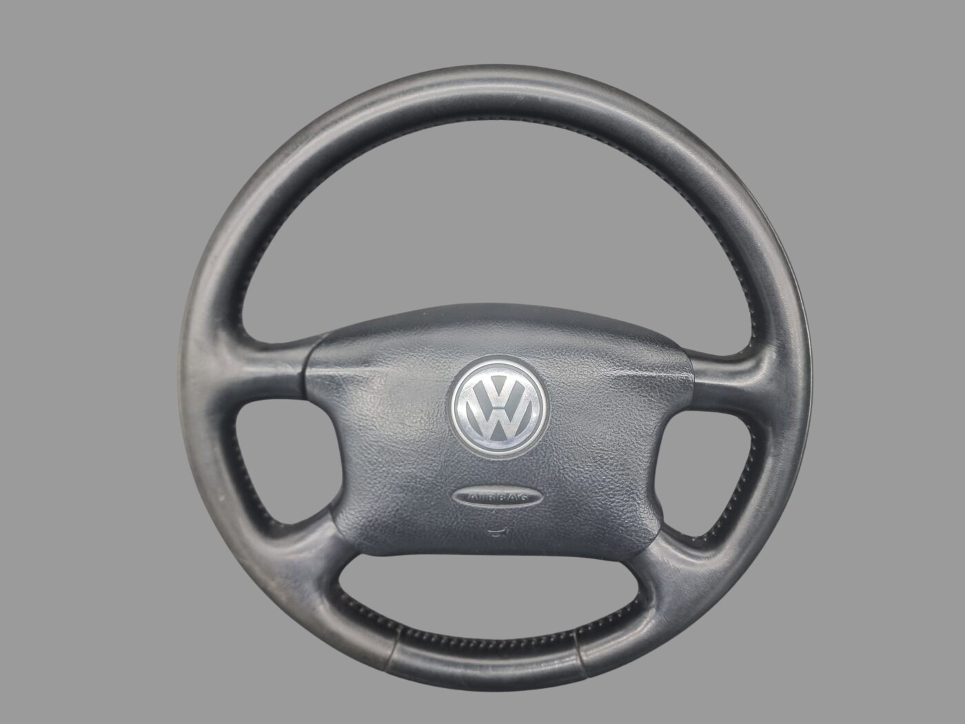 7M3419091 VW Sharan 7M Lenkrad mit Airbag 4-Speichen Leder Schwarz