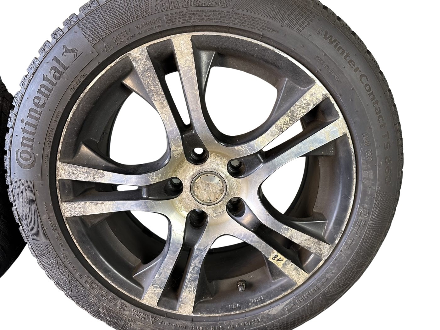 47282 Platin Wheels Alufelgen Schwarz/Silber mit Reifen 7x17 Zoll ET40, LK5x115 – Bild 5