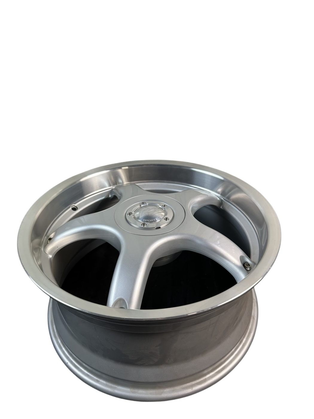 35023040 5x112 5x100 ABT A25 Sportsline 8,5x18 ET35 VW Audi Alufelge Silber Neu – Bild 3