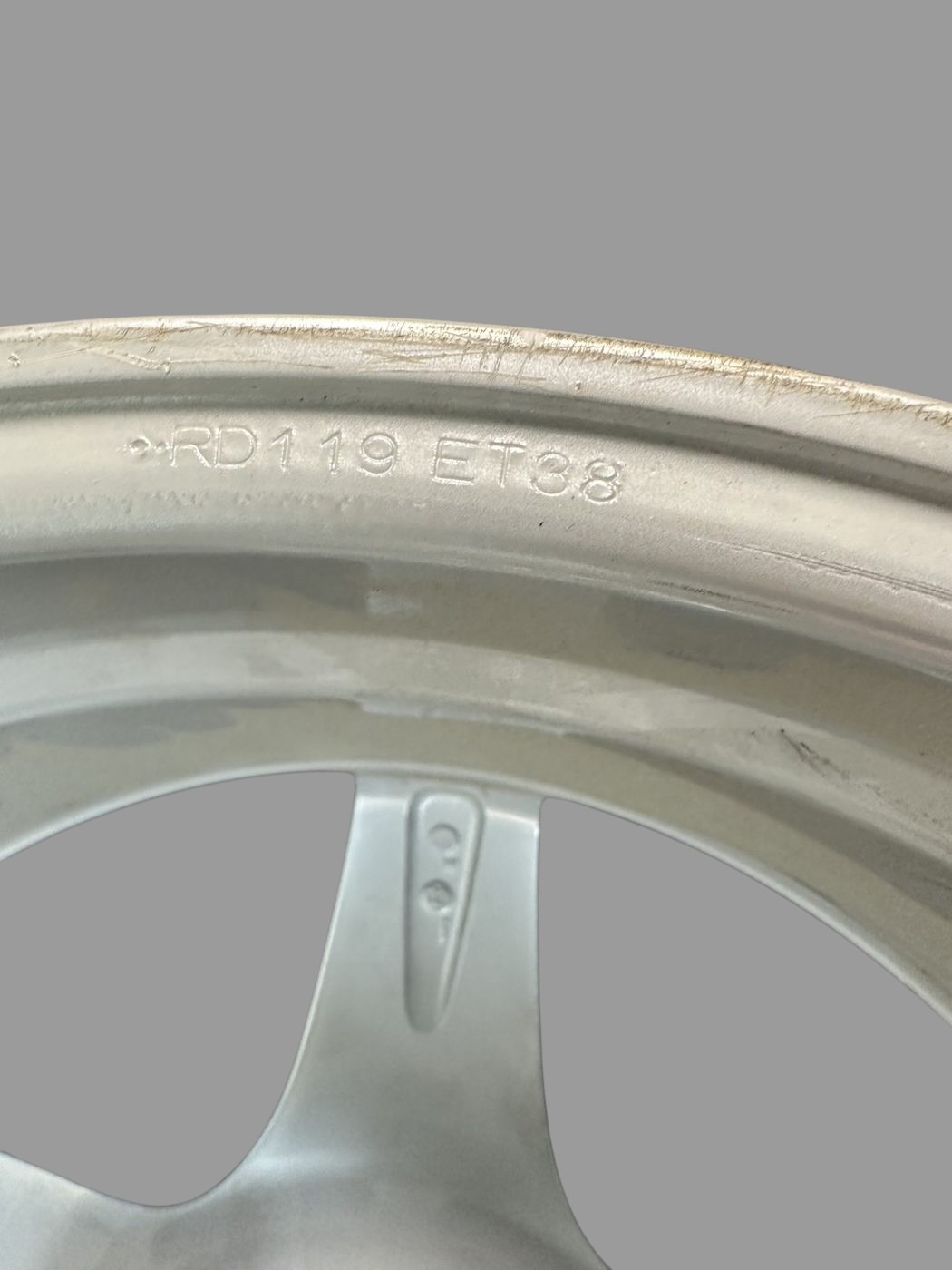 0544025 5x100 7,5Jx17 ET38 ABT BBS RD119 Audi VW Alufelge Silber Neu – Bild 3