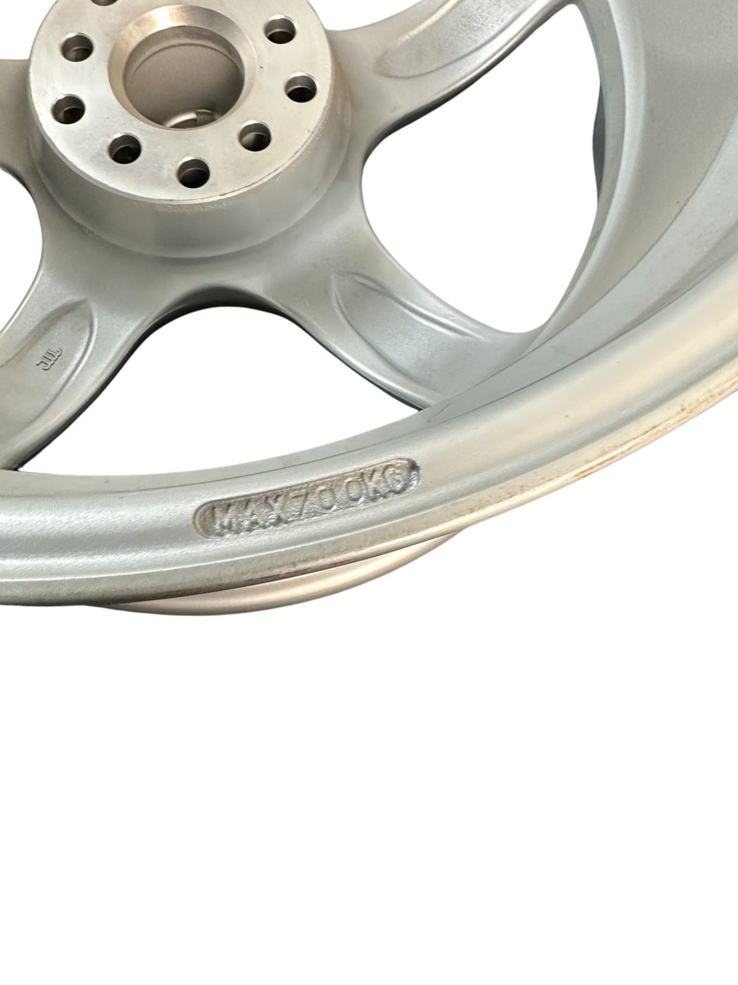 35023040 5x112 5x100 ABT A25 Sportsline 8,5x18 ET35 VW Audi Alufelge Silber Neu – Bild 7