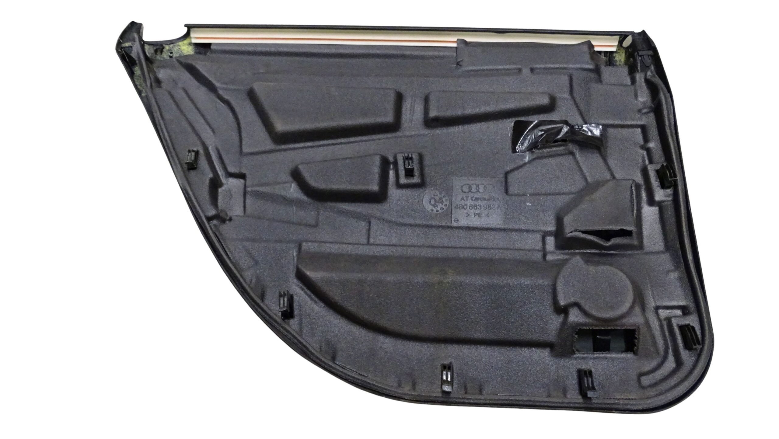 4B0863982A Audi A6 C5 4B Türverkleidung hinten rechts Stoff Anthrazit – Bild 3