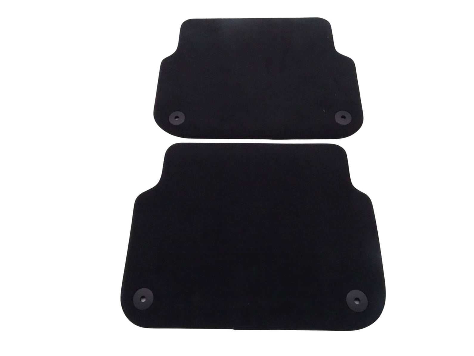 4F0061226E Original Audi A6 C6 4F Fußmatten Textilmatten hinten links+rechts Schwarz Neu