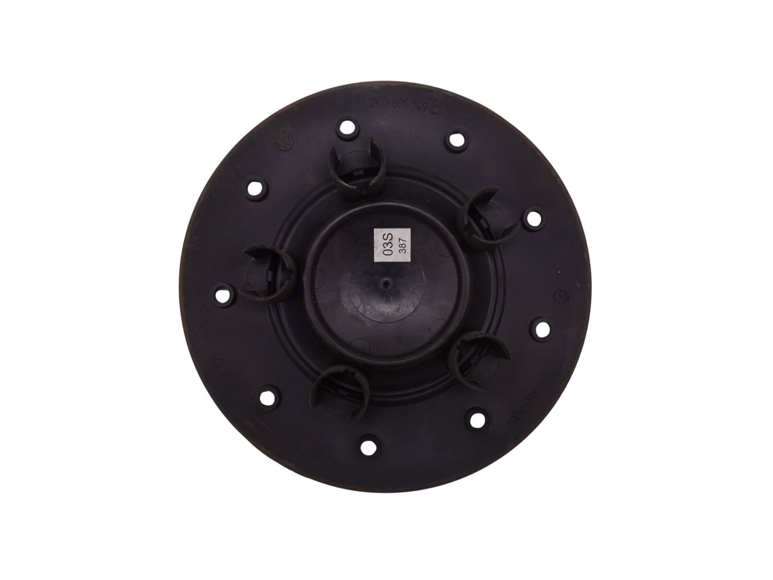 2K0601149C VW Caddy Nabendeckel Schwarz – Bild 2