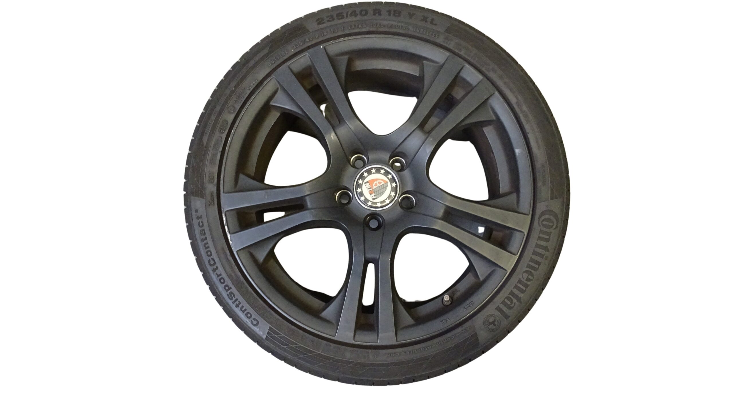 Platin KBA 47281 Alufelgen Satz 5-Speichen Schwarz 8Jx18 Zoll ET40 LK 5x112 – Bild 2