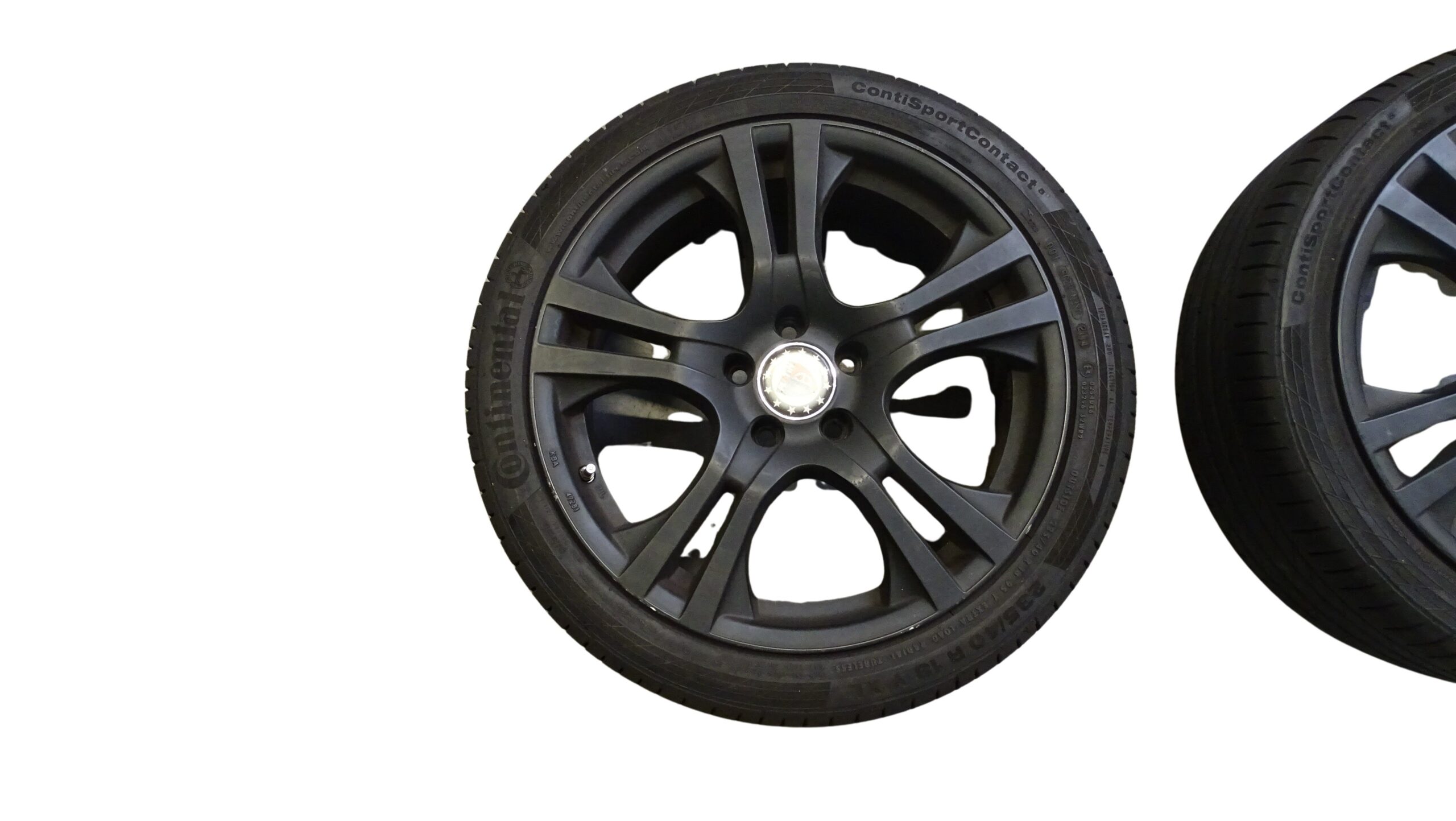 Platin KBA 47281 Alufelgen Satz 5-Speichen Schwarz 8Jx18 Zoll ET40 LK 5x112 – Bild 6