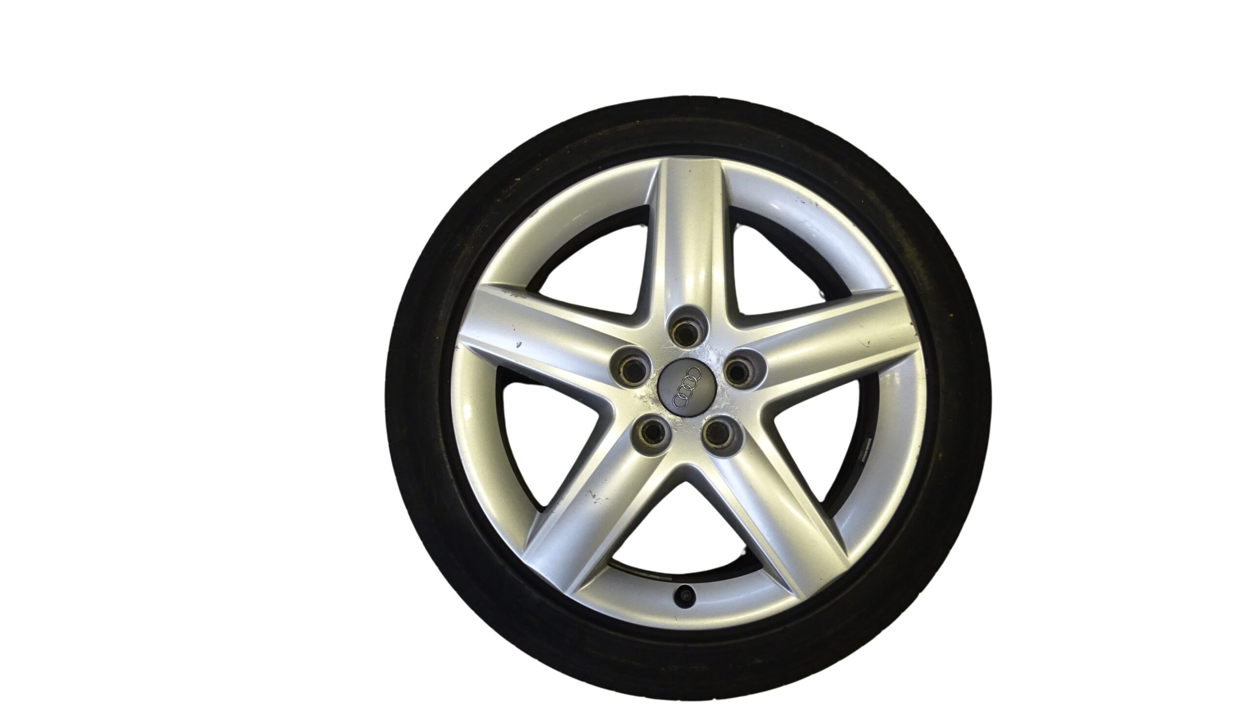8P0601025D Audi A3 8P Alufelgen Satz 5-Speichen Silber 7,5x17 ET56 Lochkreis 5x112 – Bild 7