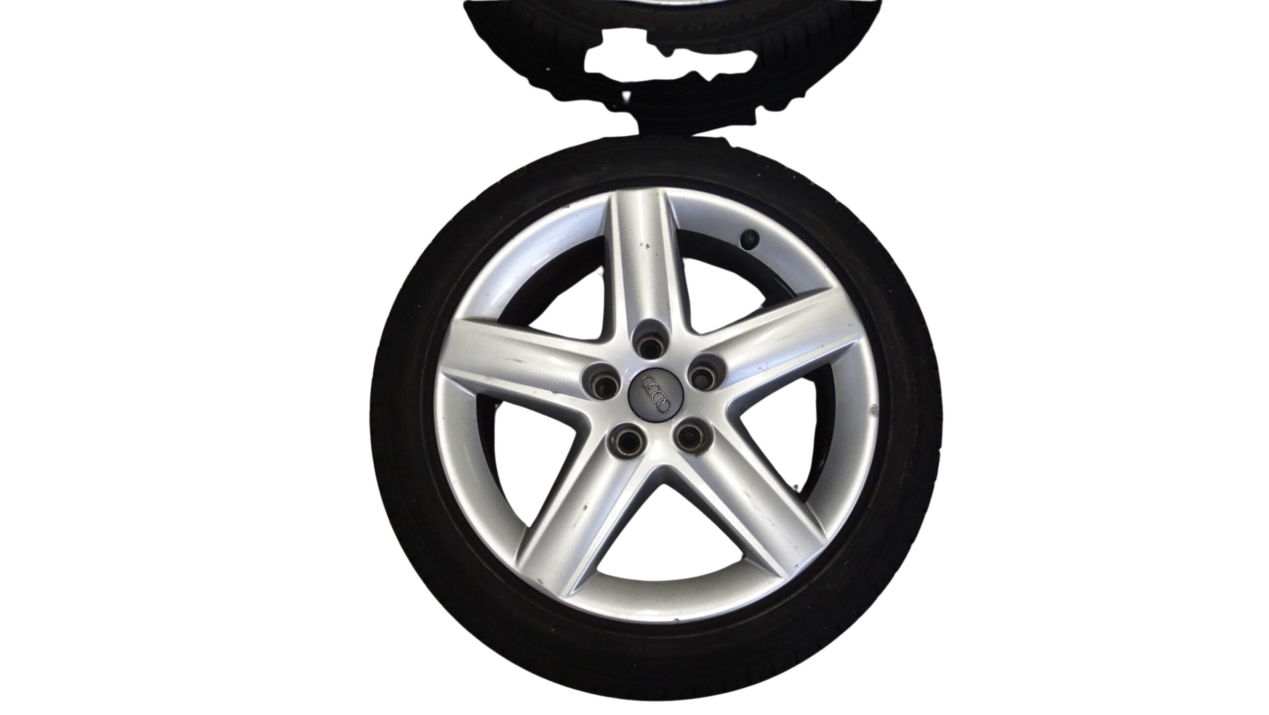 8P0601025D Audi A3 8P Alufelgen Satz 5-Speichen Silber 7,5x17 ET56 Lochkreis 5x112 – Bild 13