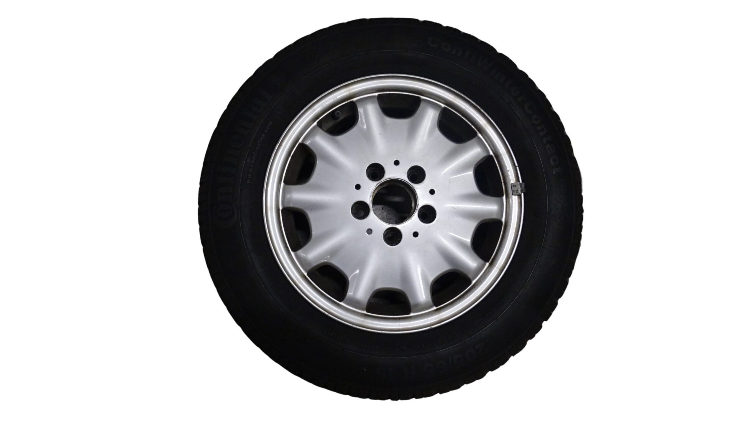 2104010102 Mercedes-Benz E-Klasse W210 Alufelgen Satz Silber 7x15 Zoll ET37, Lochkreis 5x112 – Bild 2