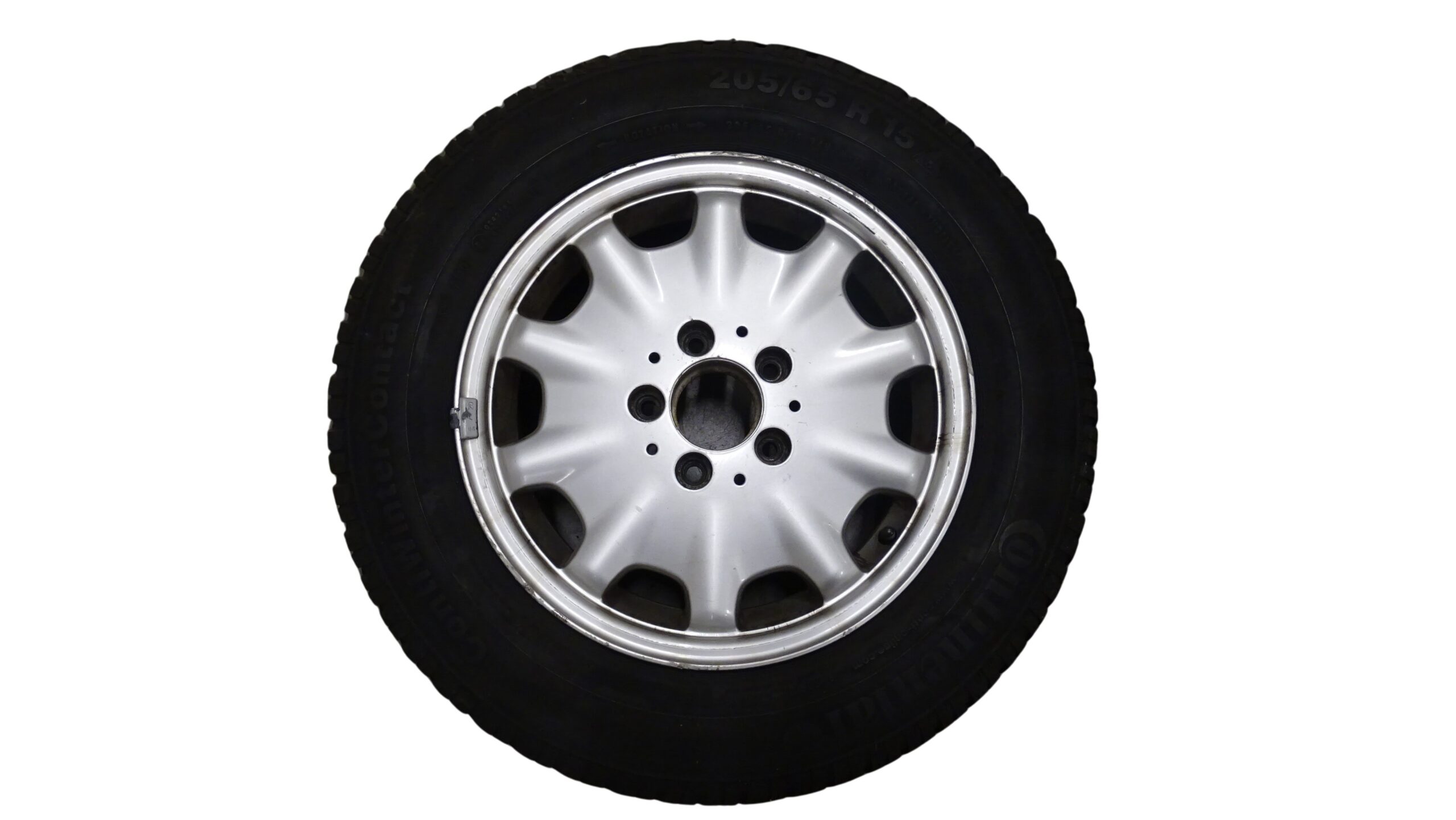 2104010102 Mercedes-Benz E-Klasse W210 Alufelgen Satz Silber 7x15 Zoll ET37, Lochkreis 5x112 – Bild 3