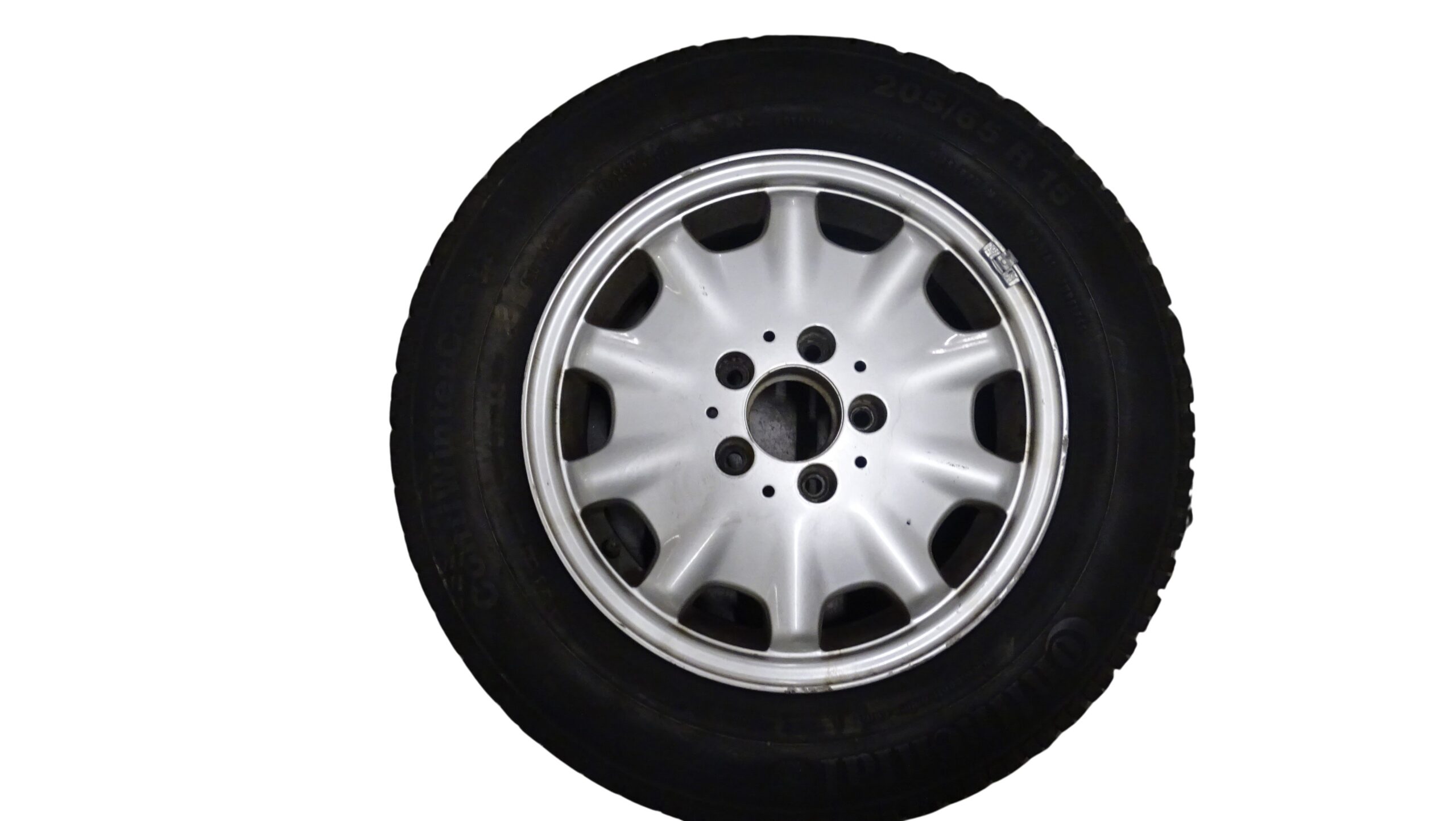 2104010102 Mercedes-Benz E-Klasse W210 Alufelgen Satz Silber 7x15 Zoll ET37, Lochkreis 5x112 – Bild 8