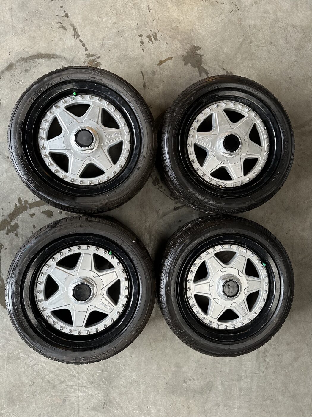 893071493 Audi 80 B4 Cabrio Speedline Alufelgen Satz 7x15 Zoll ET38, Lochkreis 4x108