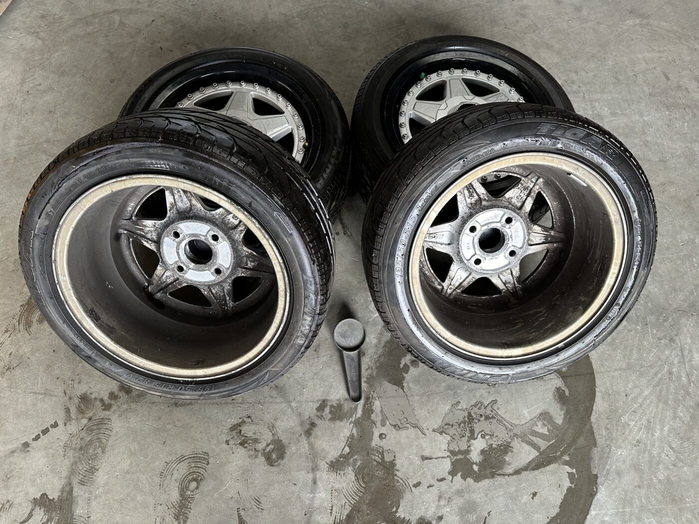 893071493 Audi 80 B4 Cabrio Speedline Alufelgen Satz 7x15 Zoll ET38, Lochkreis 4x108 – Bild 2