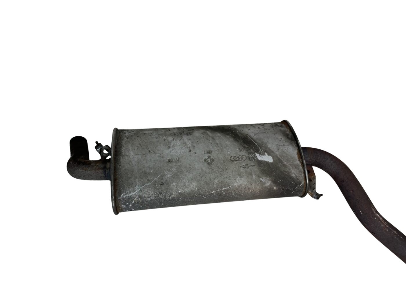 893253409B /893119 Audi 80 Cabrio Coupe Typ 89 1.6-2.0 Liter Original Mittelschalldämpfer – Bild 5