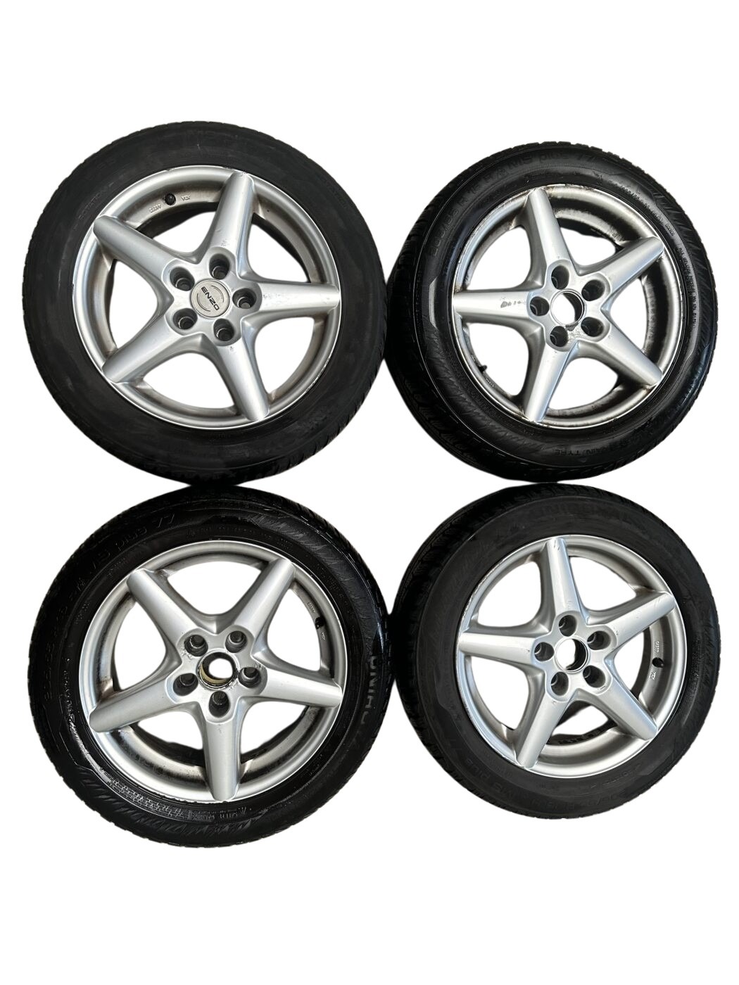 Enzo R ERP Alufelgen Silber 5-Speichen 7x16 Zoll ET40, LK 5x112