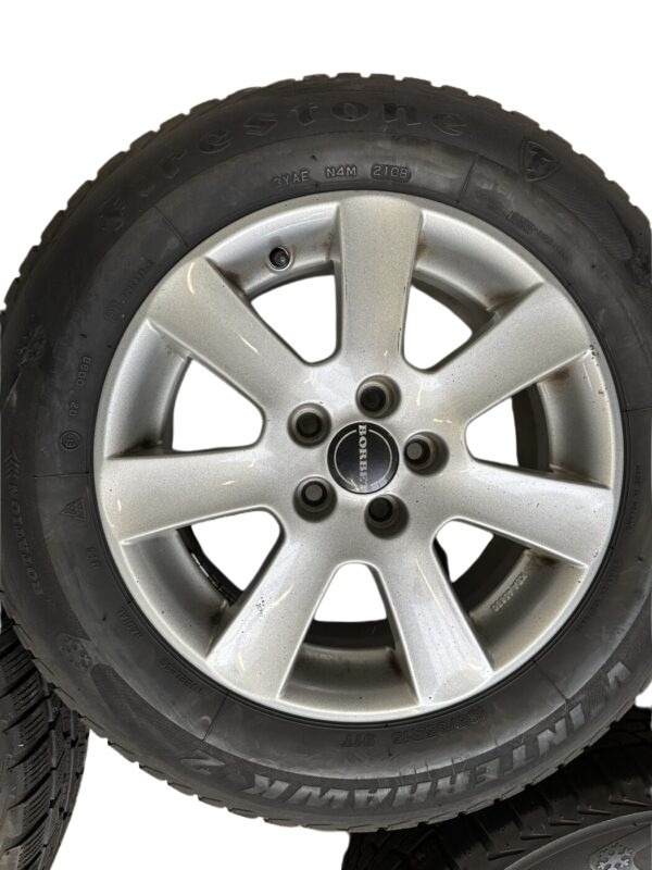 Borbet CA65535 Alufelgen Satz Silber 7-Speichen 6,5x15 Zoll ET 35, LK 5x100 – Bild 4