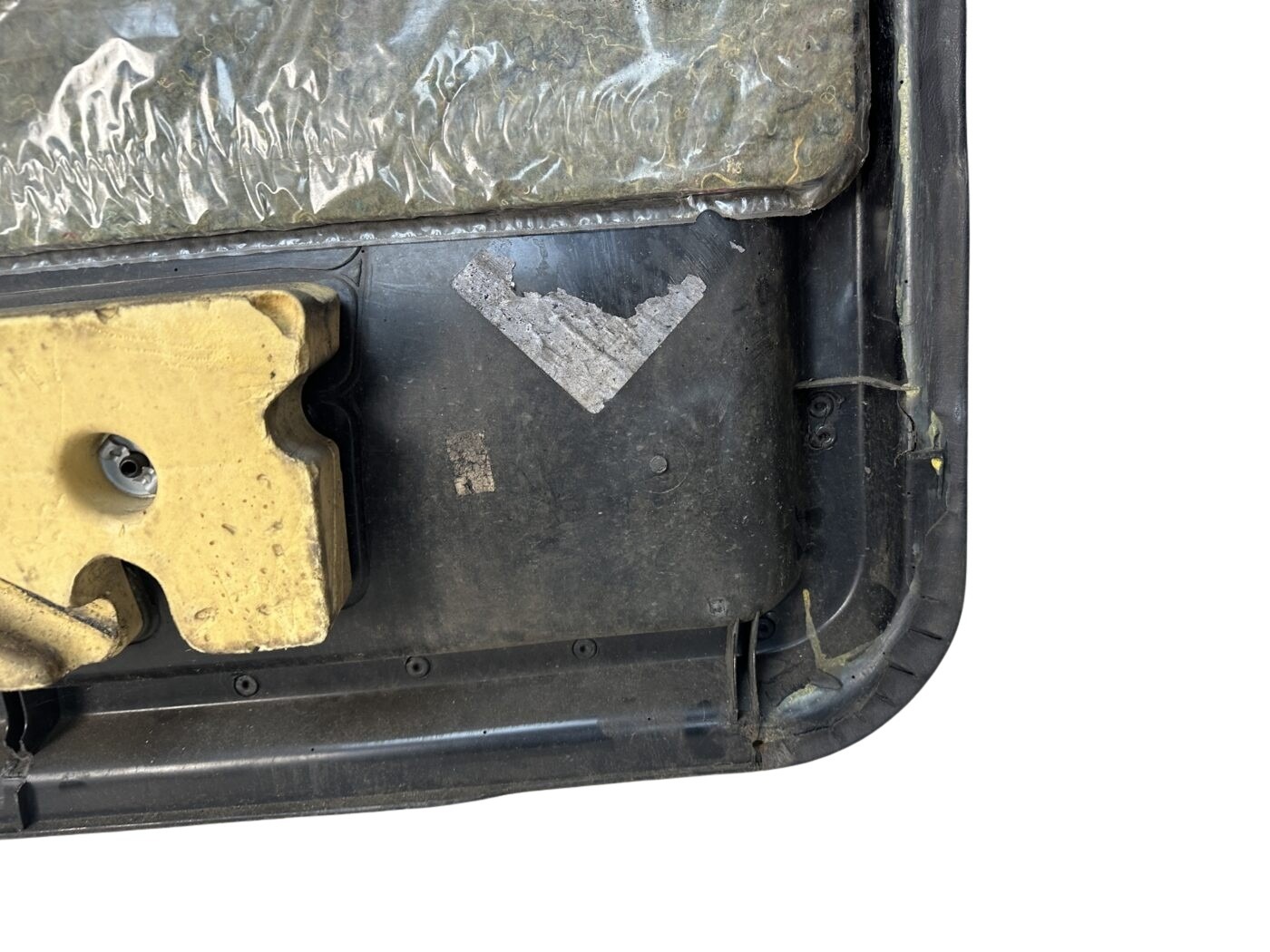 8G0867105A+8G0867106A Audi 80 Cabrio Typ 89 Türverkleidung Leder Grau Akoya-Mineral – Bild 8