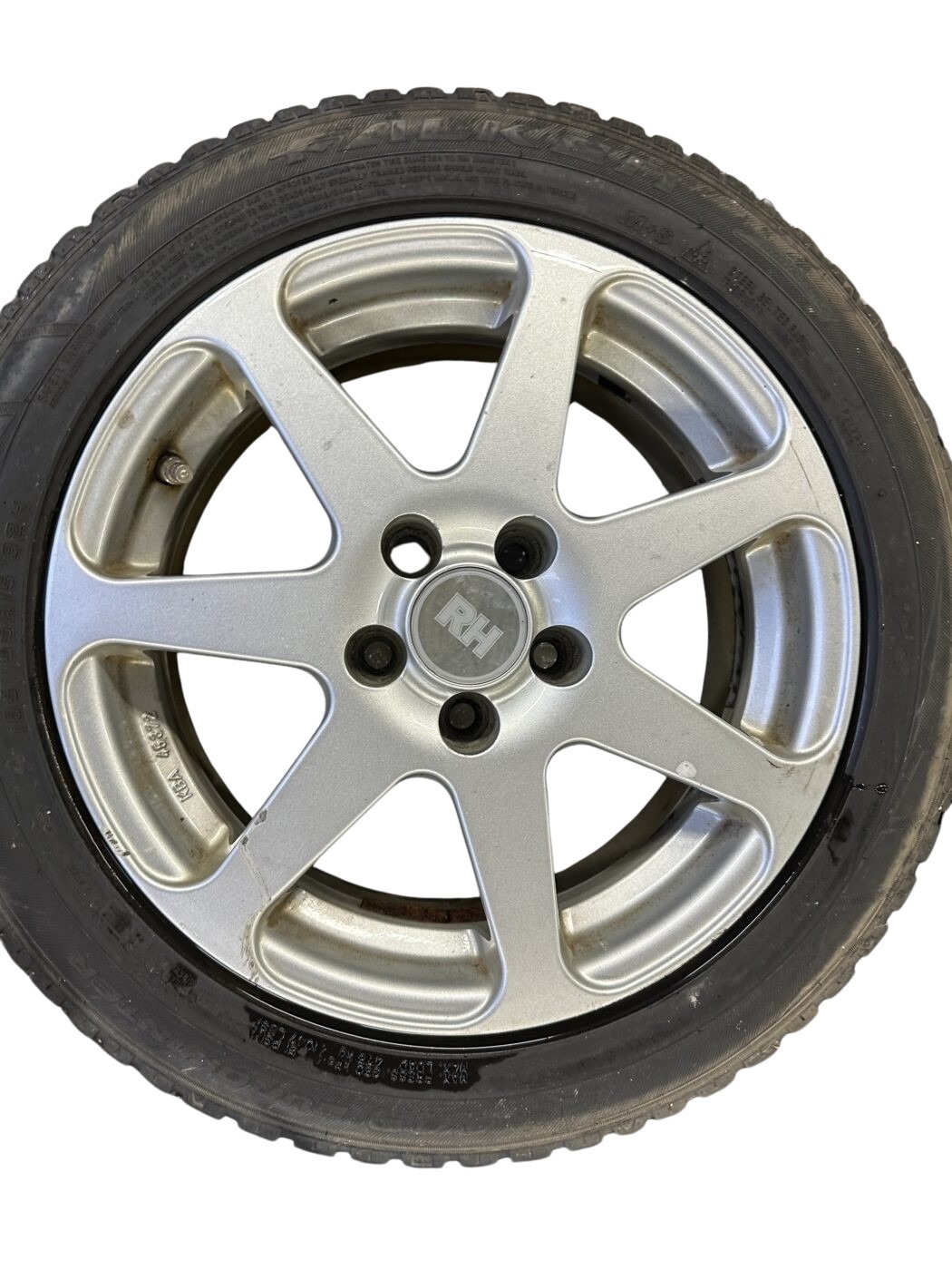 RH MX655 Showline Alufelgensatz Silber 6,5Jx15 Zoll 185/55 R15 Winterreifen KBA 45372 – Bild 12