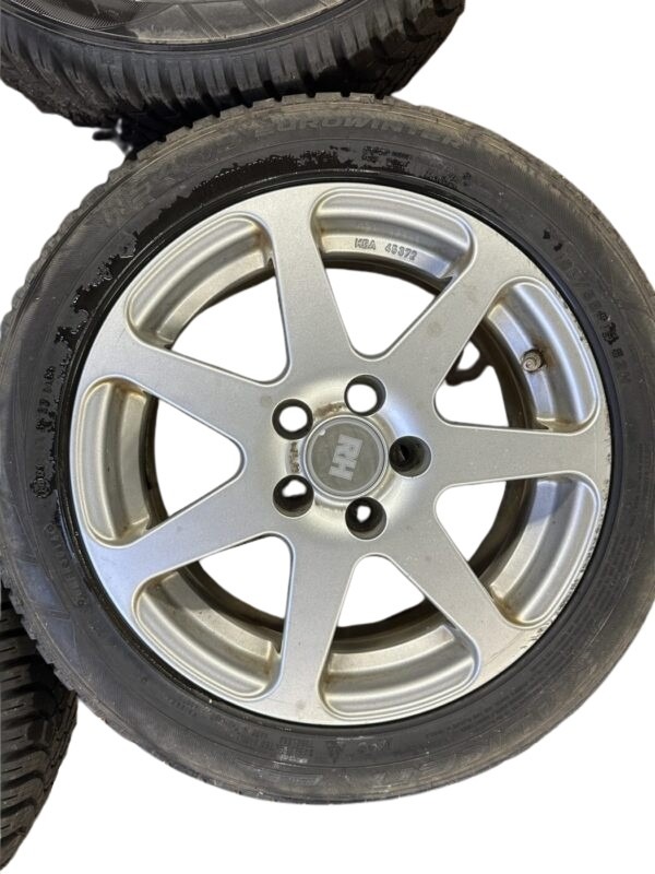 RH MX655 Showline Alufelgensatz Silber 6,5Jx15 Zoll 185/55 R15 Winterreifen KBA 45372 – Bild 2