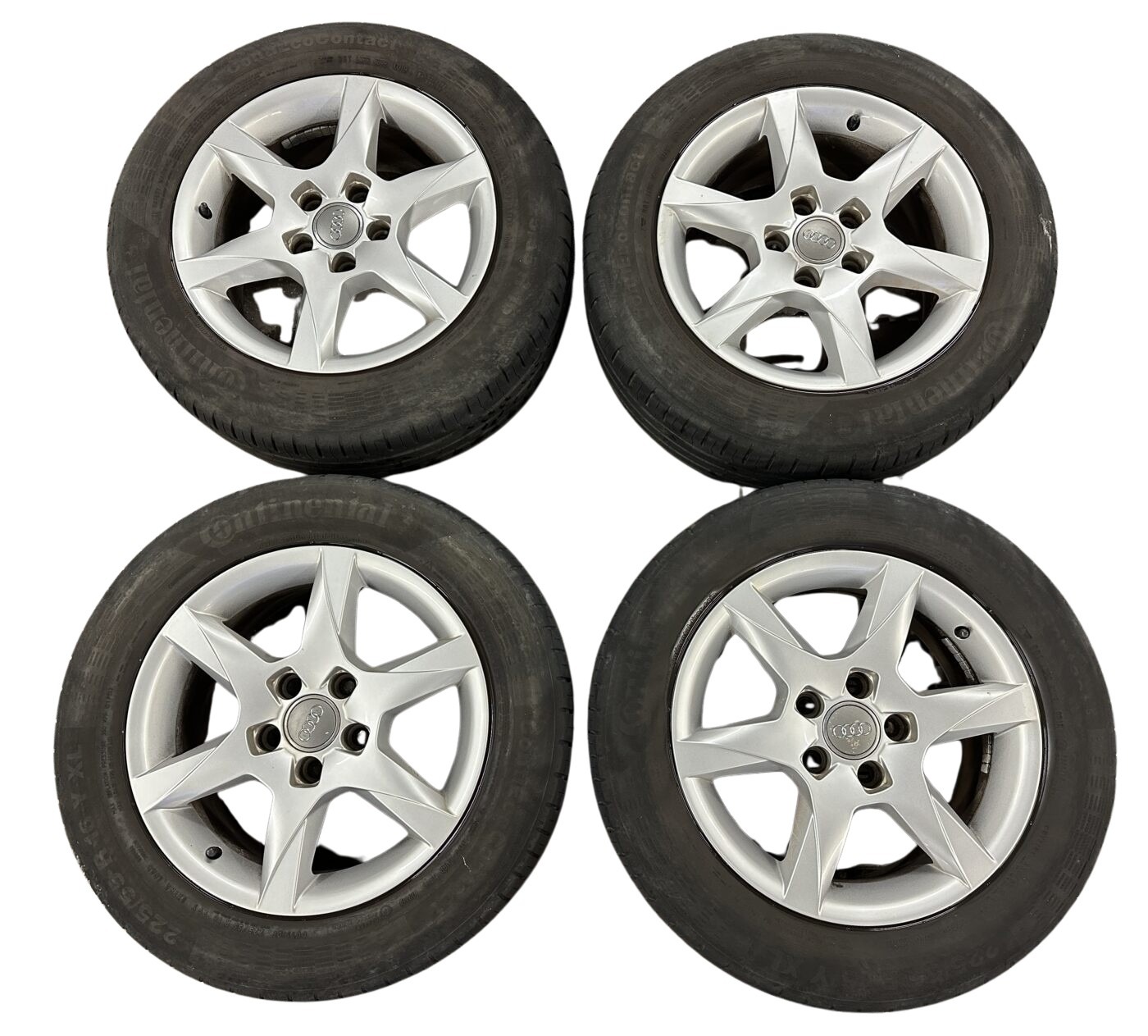 4F0601025BH Audi A6/S6/Avant/Quattro Alufelgensatz Silber 7,5Jx16 Zoll ET45, Lochkreis 5x112