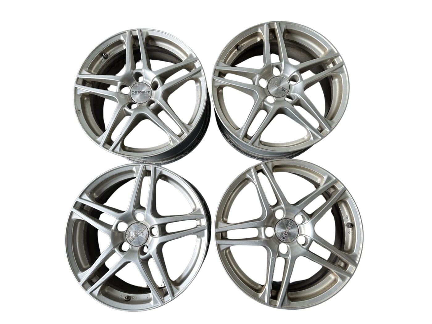 47430 Alu-Design Dezent Alufelgen Satz 10-Speichen TRB7 Silber 7,5Jx17 Zoll ET35 Lochkreis 5x112
