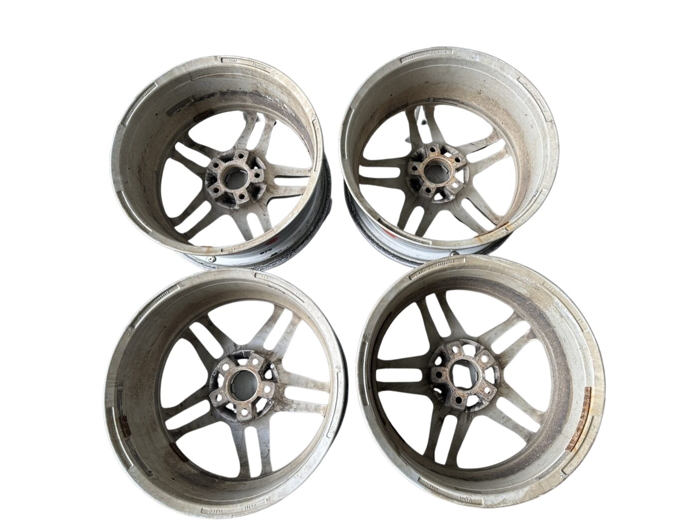 47430 Alu-Design Dezent Alufelgen Satz 10-Speichen TRB7 Silber 7,5Jx17 Zoll ET35 Lochkreis 5x112 – Bild 5