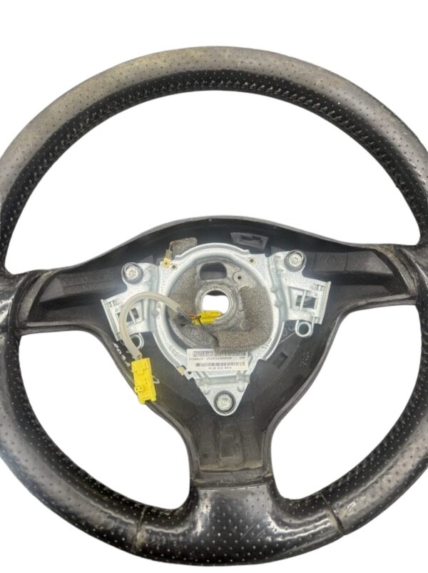 1K0907379K VW Golf 4 Lenkrad 3-Speichen Airbag Lenkrad, Leder, Schwarz – Bild 3