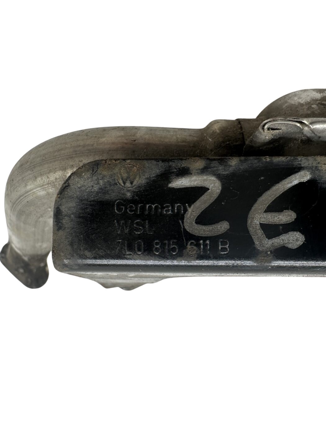 7L0819084B VW Touareg 7L, Porsche Cayenne 9PA Auspuff Standheizung mit Halter – Bild 3