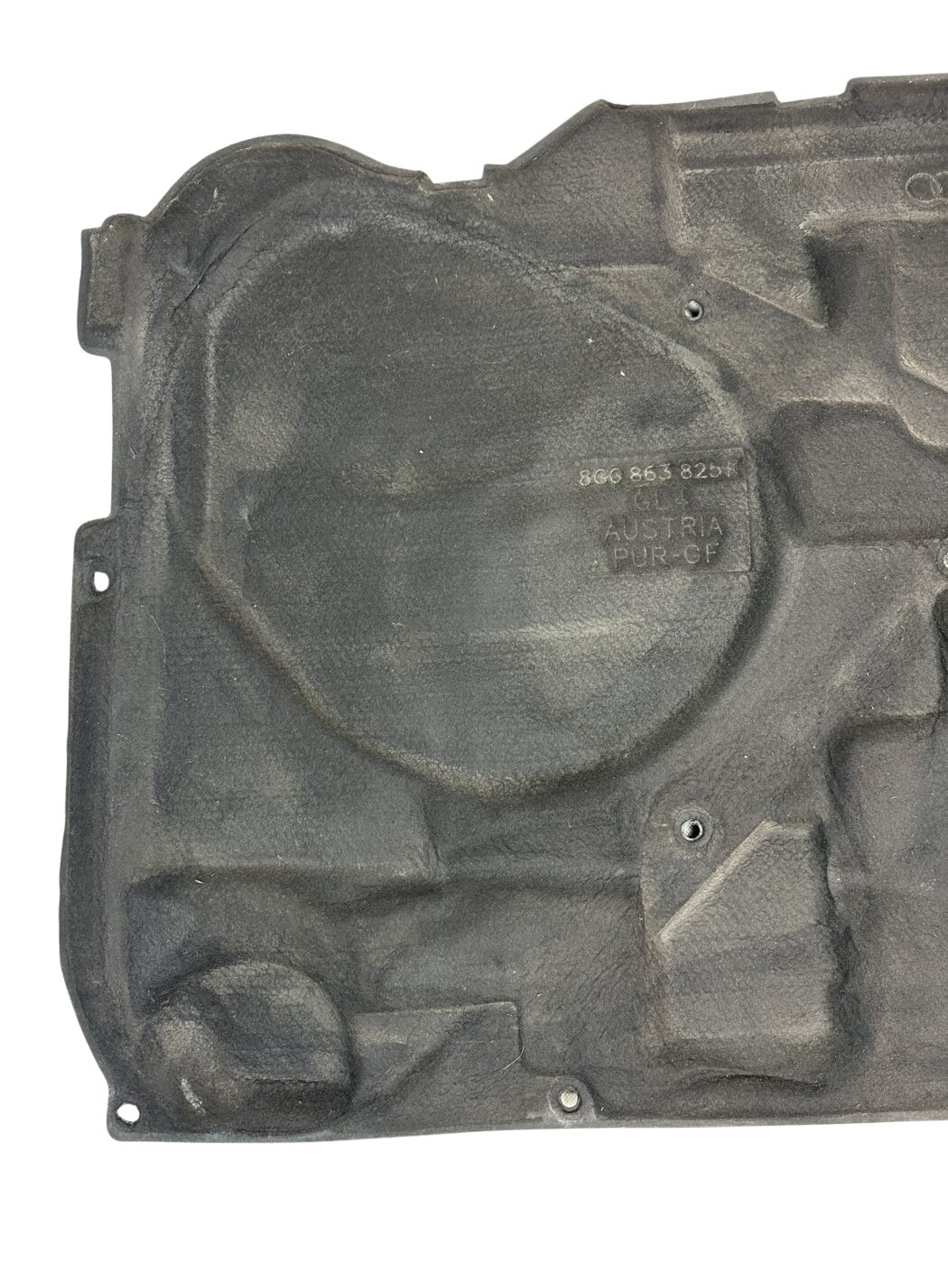 8G0863825K Audi 80 Cabrio Typ 89 Schallschutzmatte/Dämmatte Motorhaube – Bild 2