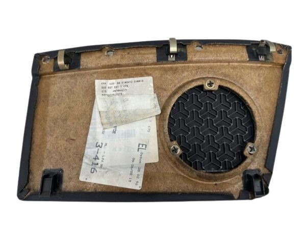 8G0867081T C75 Audi 80 Cabrio Typ89 Türpappe Einsatz Seitenverkleidung Links Hinten Leder Anthrazit – Bild 2