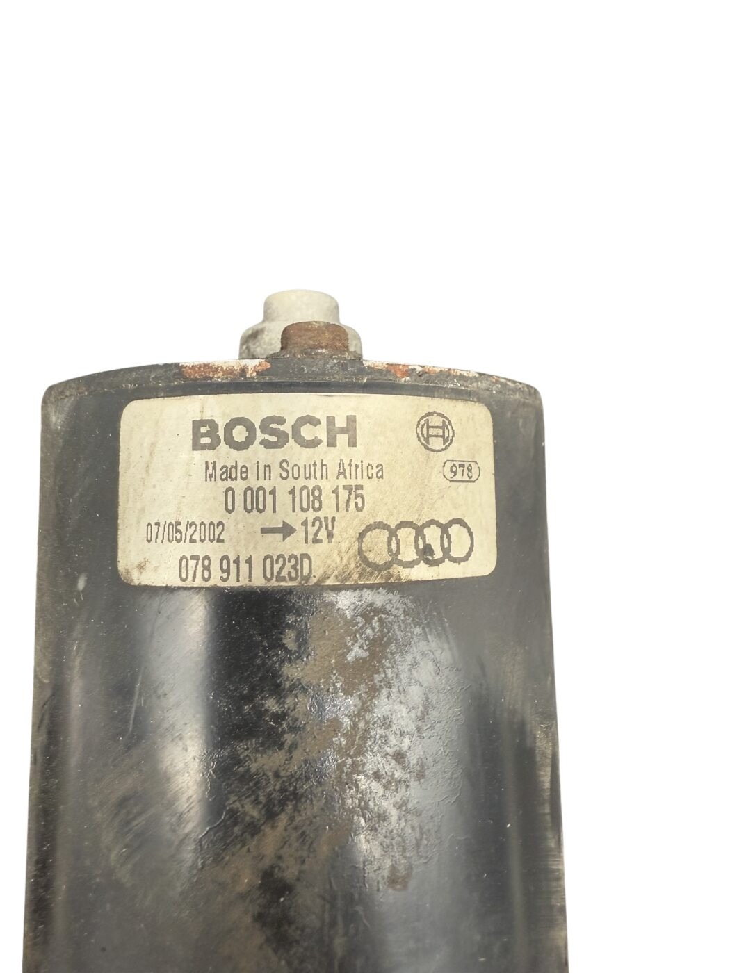 078911023D Audi 80 B4 Cabrio Coupe Typ89 A4 B5 8E B6 B7 8H 100 A6 4B C4 A8 D2 V6 Bosch Anlasser – Bild 3