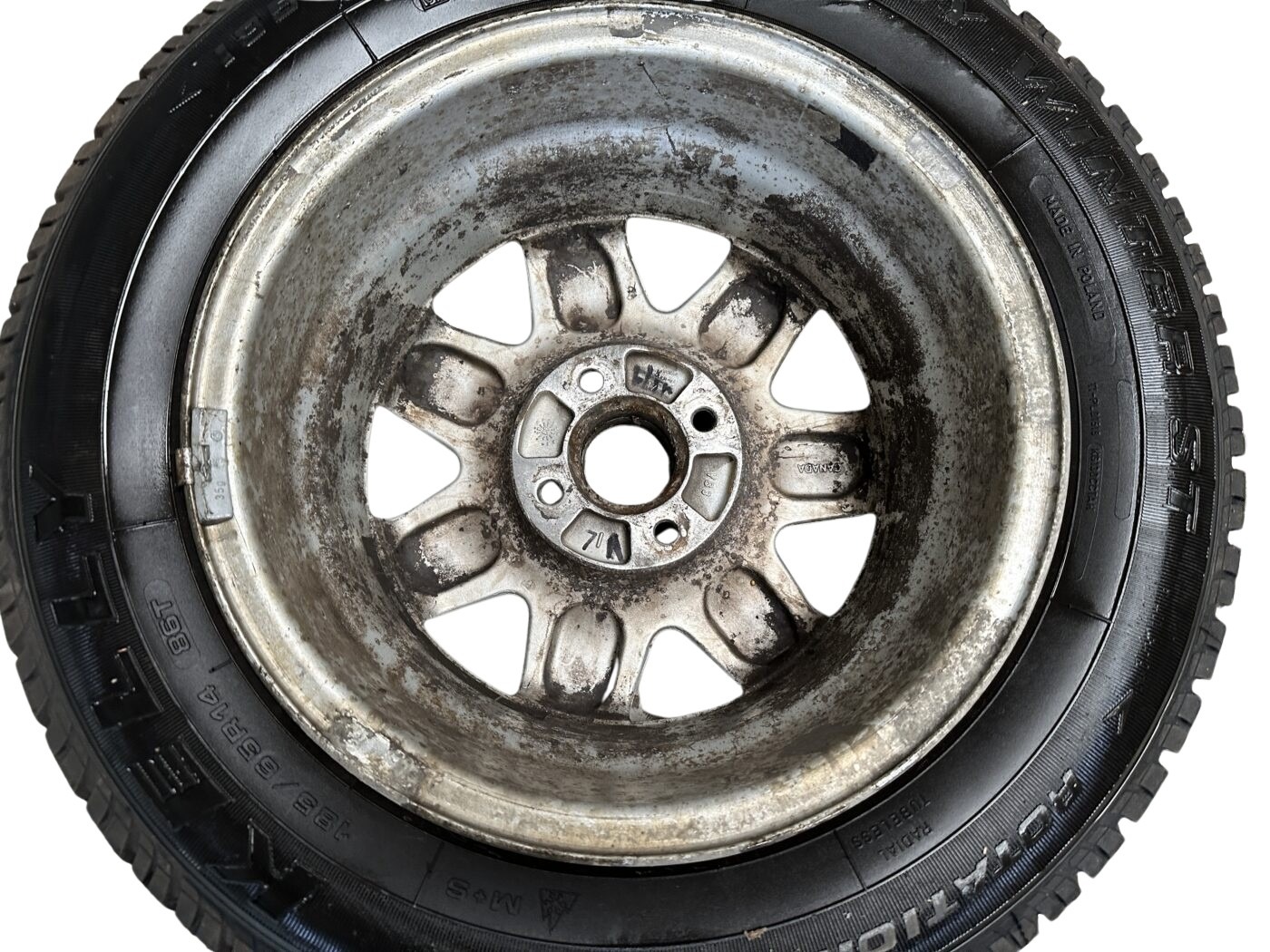 357601025C VW Golf/Passat Alufelge 6 x 14 Zoll ET 38, LK 4x100 – Bild 4